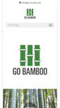 Mobile Screenshot of go-bamboo.de