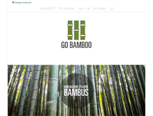 Tablet Screenshot of go-bamboo.de